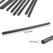 60 Sztuk Gorący Klej w Sztyfcie, 270X11Mm Czarny Klej Topliwy w Sztyfcie do Karoserii Naprawa Wgnieceń Remover Rzemiosło Projekty DIY