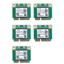 5X Double Bande Realtek RTL8821 AW-CB161H Wifi Carte Wlan  4.0 Combo Sans Fil Demi  Adaptateur PCI-E 433Mbps 802.11Ac