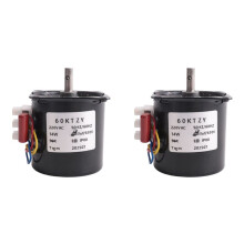 2X Synchronous Motor 30RPM 60KTYZ 220V 14W Permanent Magnet Synchronous Gear Motor Small Motor 50HZ 60HZ