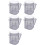 For  Blender Replacement Parts, 4937  Osterizer Blender Jar Accessory, Cup  Plastic Jars with Lids (5 Pack) 1