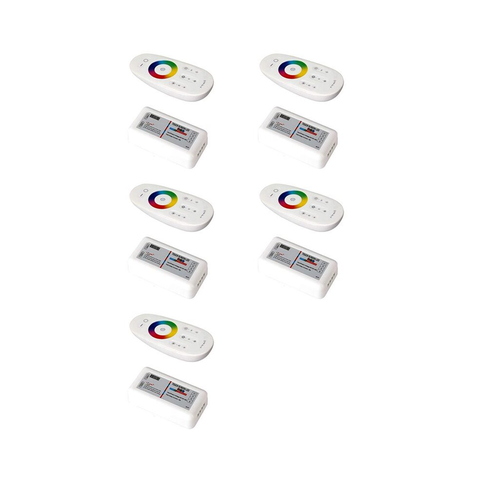 5X Rf Led Remote Controller 2.4Ghz Wireless Rf Touch Led Rgb Dimmer Controller For 5050 3528 Rgb Led Strip 12V/24V Light 4711468376731