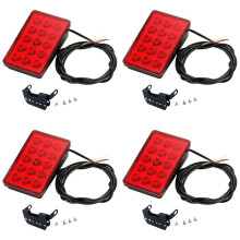 4X Światło Hamowania Samochodu LED 15LED F1 Style Uniwersalna Powłoka Lampka Kontrolna Tylny Spojler Samochodu LED Światło Stopu Światło Tylne