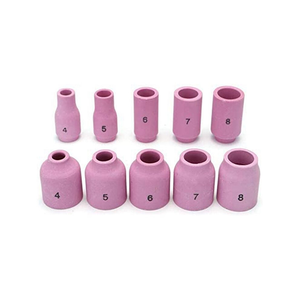 110Pcs Tig Welding Torch Accessories Kit Alumina Nozzle Stubby Gas Lens 10 Cup Kit For Tig Wp-17/18/26 6031137974609