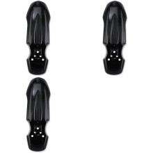 3X Rueda Delantera de Plástico para  Protector para  CRF50 Dirt Pit Bike (Negro)
