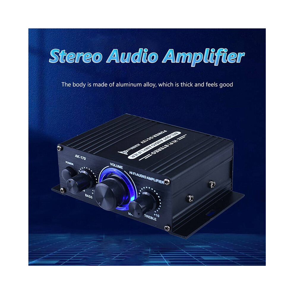 2X Ak-170 Audio Power Amplifier Wireless Hifi Stereo Audio Power Amplifier 200W+200W With Rca Input Home Car Amplifier 4714065672039