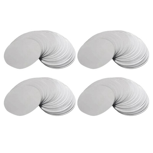 600 Pcs 3 Inch Silver Wine Pourer Discs Drip-Proof Drip Pouring pour Spout pour Wine Thin Slice