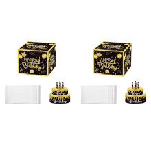 2X Salvadanaio per Contanti Set Regalo Salvadanaio Compleanno con Biglietto di Auguri e Sacchetti Adesivi