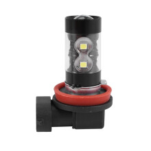 10-Pack High Power 50W Super Bright H11/H8 10-SMD Led Lights Bulbs for Car Fog Light Lamps Replacement, Xenon White