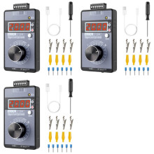 3X 0/4-20MA 0-10V Signal Generator,Analog Generator with 4-Digit LCD Display,Accuracy 0.01,for PLC/Panel Testing
