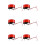 6X Lâmpada de Aviso de Acidente AC 220V LED Industrial Flash Strobe Light LTE-5061 de 2