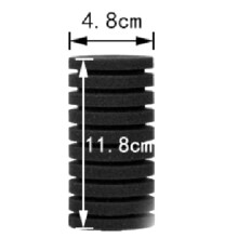 Reemplazo de Filtros de Esponja, 12 Piezas de Esponjas de Repuesto para Acuario, Esponjas de Filtro para Esponja de Filtro XY-2822
