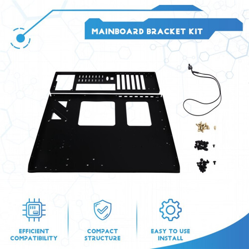 Mainboard Bracket E-ATX Dual-Socket Form Factor Open Studio Chassis Frames Holder Enhanced Heat Dissipation Stable 1