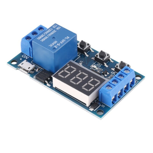 6X HW-521 Digital  Delay 1 Way Relay Trigger Cycle Timer Delay  Circuit Board Timing Control Module 1