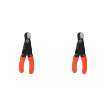 2X Three-Stage Optical Fiber Stripping Pliers 3-Hole Multifunctional 3-in-1 Network Optical Fiber Tool