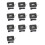 10X Waterproof LCD Display Digital Hour Meter Inductive Timer for Bike Motorcycle ATV Snowmobile Engine, Black 1