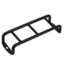2X Black Metal Straight Ladder Stairs Handrail Stairs for 1/10 RC Crawler Car TRX4 Axial SCX10 90046 RC 4WD Accessory