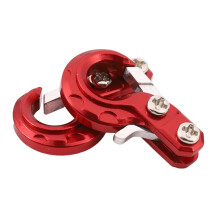 8x RC Crawler Accessories with Trailer Hook for 1/10 Axial SCX10 90046  CC01 RC4WD D90 D110 TF2  TRX4,Red