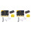 2X BBC Microbit Go Start Kit Micro:Bit BBC Programmable Learning Development Board con Custodia Protettiva per Progetti DIY 1