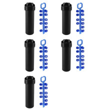 5pcs 3/4 Inch Female Thread - Sprinkler Gear Drive Lawn Sprinkler Part-Circle Pattern 40-360Adjustable