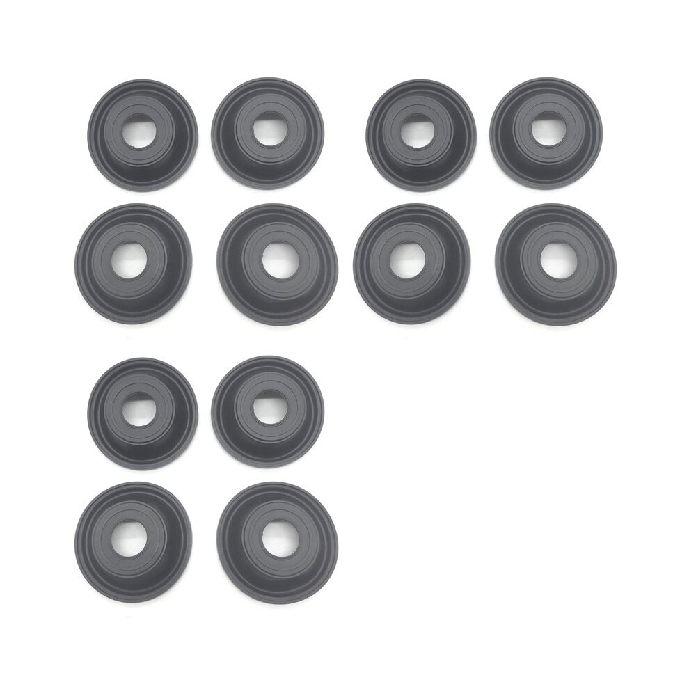 12Pcs For Gsf 600 Gsf600s Gsf600 S Bandit 1996-2003 Motorcycle Carburetor Vacuum Membrane Plunger Diaphragm Black 6033375230356