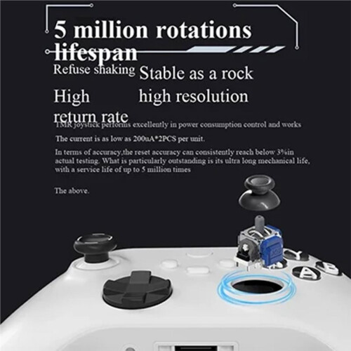 50PCS TMR Electromagnetic Joystick Replacement for PS5 Controller Anti-Drift 3D Analog Sensor Sticks Rocke