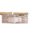 Desktop Drawer-Style Storage Box, Hanging Pull-Out Organizer, Rectangular Iron Storage Box Under the Desk. 1