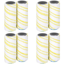 8 Pieces Set of Rollers for FC5 FC7 FC3 FC3D Electric Floor Cleaner Replacement Rollers 2.055-006.0 Yellow