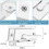 12 Pack Window Sash Locks, Window Latches Replacement Sash Locks White Fits Horizontal Sliding Window 5