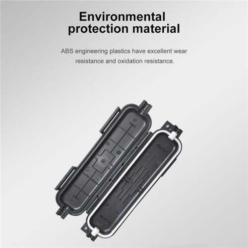 40Pcs Optical Fiber Protection Box Drop Cable Rotection Box FTTH SC Adapter Type Waterproof Protected Box 2