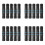 20 Pcs RJ45 Connectors IP68 Waterproof Shielded (STP) Cat6 Ethernet LAN Cable Connector 2