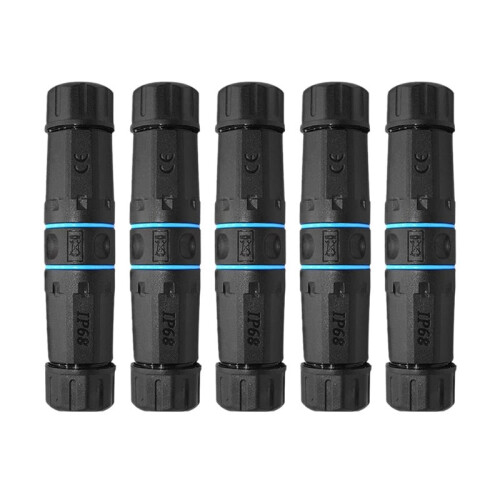 20 Pcs RJ45 Connectors IP68 Waterproof Shielded (STP) Cat6 Ethernet LAN Cable Connector 2