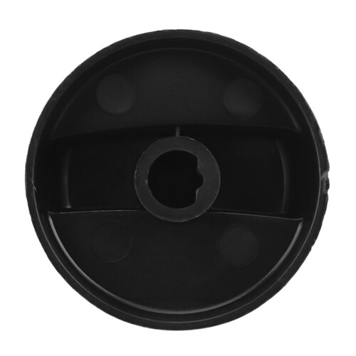 16 Pcs Kitchen 44 mm Diameter Plastic Black Button  for Gas Cooktop 2