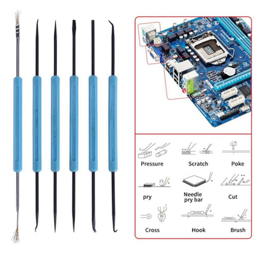 12-Piece Welding Aid Kit Electronic Circuit Board Auxiliary Welding Tool Circuit Board Welding Combination Tool 2