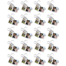 20X Piccolo Album Fotografico Portachiavi 16 Immagini Porta Libri Portachiavi Regali DIY per Fidanzato Fidanzata