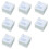 800pcs Transparent Slides Coverslips Coverslides 22x22mm for Microscope 1