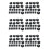 60 Sets 45mm Base Dia Adjustable Leveling Foot 25mmx25mm Square Tube Insert Kit 1