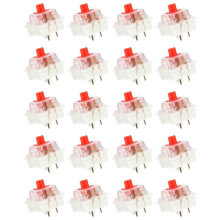 200Pcs Plastic for Red 3 Pin MX RGB Mechanical Keyboard Replacement