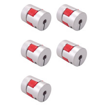 5pcs 5mmx8mmx25mm CNC Stepper Motor Flexible Plum Jaw Shaft Coupling Coupler New
