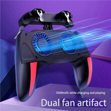 5X Doppelt Ventilator Kühlung Handy Gamepad Controller Geeignet für Pubg Spiele und -Filme