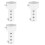3X Silver Motorcycle Exhaust Can Muffler Insert Baffle DB Killer Silencer 42mm X 80mm 2