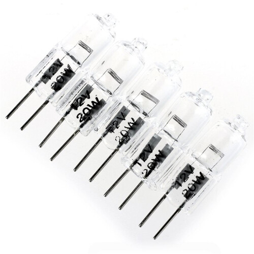 40 X G4 20W 12V Clear Halogen Capsule Lamp Light Bulbs 2