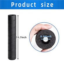 36 Pcs Pipe Insulation Foam Tube -Foam Pipe Covers -Soft Foam Tubing Insulation Wrap Spiral Basement Pole Cover