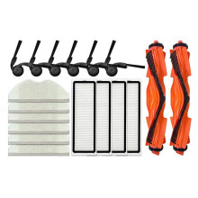 2sets voor  S40 / OV81 Robotstofzuiger Accessoires Hoofdborstel Zijborstel Dweildoek Hepa Filter Vervangende Onderdelen