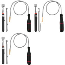 9-Pack Magnetische Oppaktool - Uitschuifbare Magneet, Telescopische Magnetische Oppaktool, Buigzame Flexibele Magnetische Oppaktool