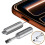 3X 2 in 1 SIM Card Tray Removal Tool Portable  Keychain Eject Pins Multi-Functional Earphone Cleaning Brush 5