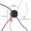 5X Ceiling Fan  Kit 3 Speed 4 Wire, Zipper Speed Control , ZE-208S Pull Wire  with Rope Silver 3