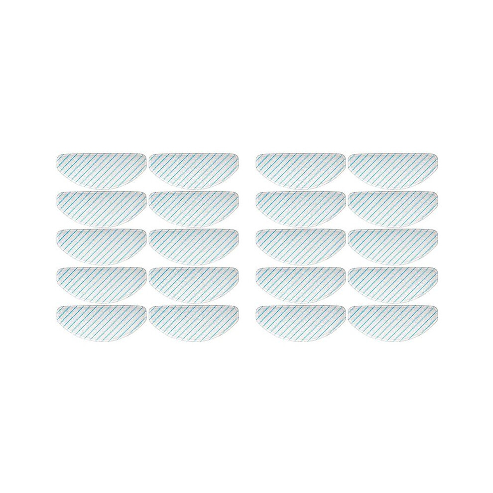 Bobotron 20Pcs Strong Rag For Deebot Ozmo T8 Aivi T8 Max T8+ T9 Power/Max Vacuum Cleaner Parts