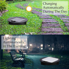 20 Pieces Replacement Solar Light Tops Outdoor Hanging Lantern Light Solar Light Parts Round Solar Lights Waterproof