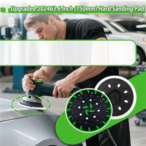 2X for  202461 RO 150 FEQ 6inch Sanding Pad Sanding Discs Replacement Sander Backing Pad Soft Sanding Pad 2