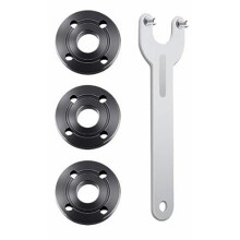 18 Pièces Meuleuse D'Angle Écrou à Kit de Clé de Meuleuse D'Angle 5/8-11 Écrou de Blocage en Métal à pour Pièces de Meuleuse